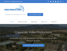 Tablet Screenshot of corporatevideo.com.au